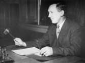 Anders var ordförande i Pappers avd. 63 på Papyrus, 1950-talet.