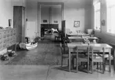 Bosgårdens barnträdgård 1938-1945. Interiör.