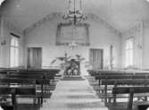 Metodistkyrkan, gamla kapellet 
1910-tal. På väggen står det 