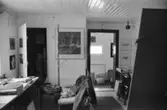 Bostadshus på Roten M 22 i Mölndals Kvarnby som användts som ateljé, 1972.