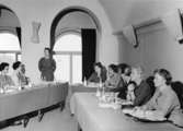 FPS:s (Föreningen Sveriges Postexpeditörer) första ombudsmöte på Grand Hotell, Saltsjöbaden, 8 mars 1960.