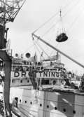 Krigsfångepostutväxlingen i Göteborg 7 - 9/9 1944.  Post
lossas från 