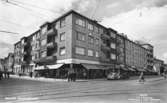 Centrumhuset eller Frändbergska huset på Göteborgsvägen 1-5, 1940-50-tal.