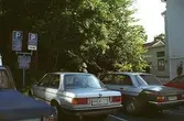 Parkering i Mölndals Kvarnby, 1996.