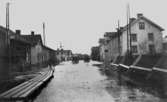 Översvämning på Göteborgsvägen, 1923