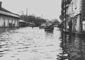 Översvämning på Göteborgsvägen, 1930-tal