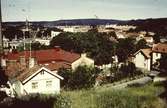 Stadsvy över Mölndal år 1959