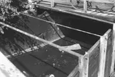 Byggande av vattenväg, hösten 1994. Före detta spinneriet Bettyholm/Carlsfors/Forsåkers fabriker 