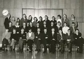 Administrativ kurs 1967 - 1969, avd. 1. Foto 8 januari 1968.