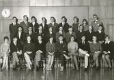 Administrativ kurs 1967 - 1969, avd. 2. Foto 8 april 1969.