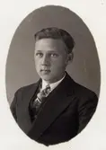 Porträtt av Åke Börjesson ca 1930.