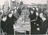 Företagsnämnderna i Bromma, Hägersten och Johanneshov sammanträder vid Postkontert Johanneshov 1, 17 mars 1952.