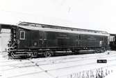 Fotografi föreställande Järnvägspostvagnen SJ D02 1875. Tillverkad 1909.