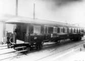 Fotografi föreställande Järnvägspostvagnen Litt CD0 26 på järnvägssträckan Warberg-Borås. Tillverkad 1914.