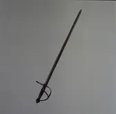 Blankvapen, huggvärja m/1832 förändringsmodell av kommissvärja m/1685.