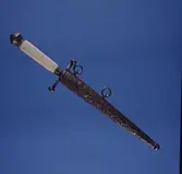 Blankvapen, stickert för officer/kadett 1800-talets mitt