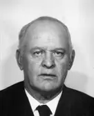 Porträtt av Timar Andersson (1907-1984). Arbetade på Gunnebo slott. Mölndal 1940-tal.