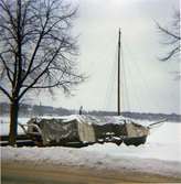 Ångbåtsbryggan, Strängnäs januari 1979. 