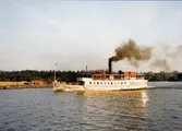 S/S Mariefred vid Stora Essingen, Stockholm, 22 juli 1980