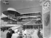 Stockholmsutställningen 1930
Huvudrestaurangens kortsida.