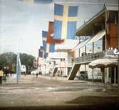 Stockholmsutställningen 1930
DN:s terass mot Corso, flaggor