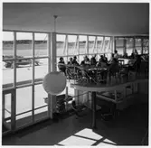 Bromma flygplats, restaurant
Interiör. Bild tagen inifrån ut.