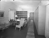 Stort rum uppdelat för snickarbänk, sovalkov och vardagsrum
Fotograferat för Byggmästaren
Interiör