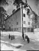 Flerbostadshus i kvarteret Bykkaret, Essingen
Exteriör