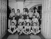 Grupporträtt - brottare, Uppsala 1933