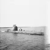 Ubåten Valen provtur