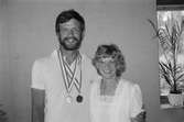 Jan Thulin, Kållered, OS-medaljör i bågskytte, år 1984. 