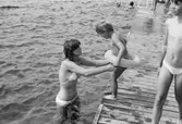 Simskola vid Sisjön i Mölndal, år 1984. 