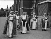 Biskopar utanför Uppsala domkyrka 1935
