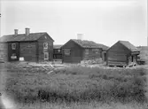 Friluftsmuseet Disagården under uppförande, Gamla Uppsala 1930