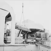 Älvsnabben lastning av agg .Bolinder Munktell