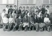 Klass 2 på Örebro Praktiska Realskola, 1962