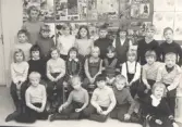 Klass 1b på  Almby skola, 1968