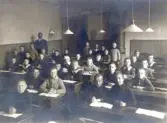 Elever på Lancasterskolan, ca 1920