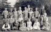 Elever på Mosjö kyrkskola, höstterminen 1937