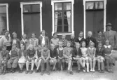 Skolklass på Ässbrons skola, 1940-tal