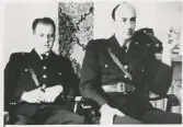 Poliskonstaplarna Erik Tegheim och Bertil Strömberg, 1946.