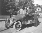 Österby Bilförening på utflykt, Uppland