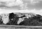 Rundhäll av Örebrogranit på Längbrogatan, 1964