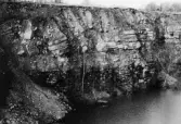 Kalkskifferbrott i Lanna i Hidinge, 1964