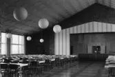 Matsalen i Holmens mellan- och högstadieskola, 1960