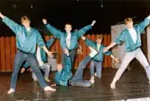 Föreställning av musikalen West Side Story. Möllan i Mölndal den 10 maj 1986.