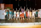 Föreställning av musikalen West Side Story. Möllan i Mölndal den 10 maj 1986.