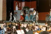 Föreställning av musikalen West Side Story. Möllan i Mölndal den 10 maj 1986.