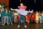 Föreställning av musikalen West Side Story. Möllan i Mölndal den 10 maj 1986.