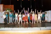 Föreställning av musikalen West Side Story. Möllan i Mölndal den 10 maj 1986.